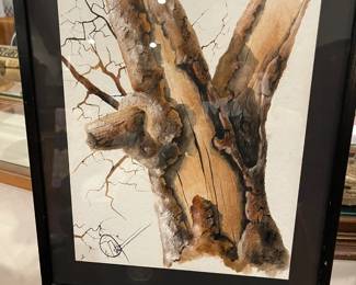 Original water color, artist signed Nathan Jane