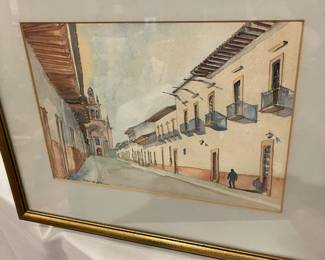 Original water color artist signed