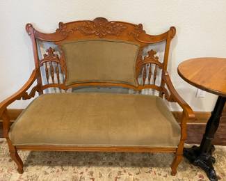 Victorian love seat