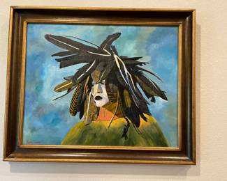 Original oil on canvas by Gary Simms, signed by the artist