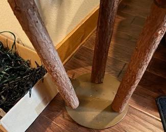 The base of the Christmas trees