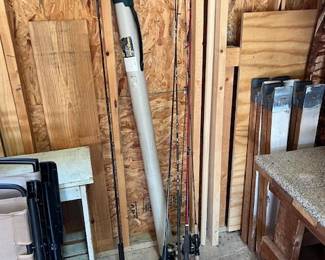 Fishing rods and reels