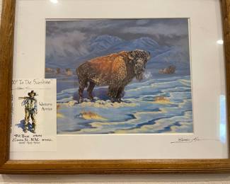 "In the Sunshine" original by Ronald Kil, Santa Fe Western Artist. signed