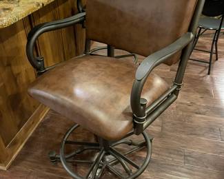Swivel and tilt bar chair, we have two of these
