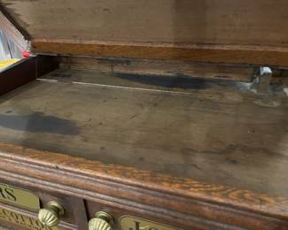 Inside the spool cabinet