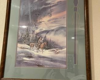 R. Carver signed and numbered print #317/950