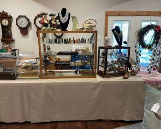 Looking at the counter area