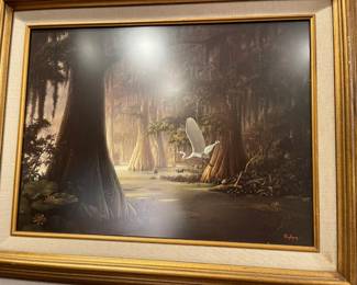 Dalhart Windberg "Enchanted Domain" signed and dated 1978, 15"x12"