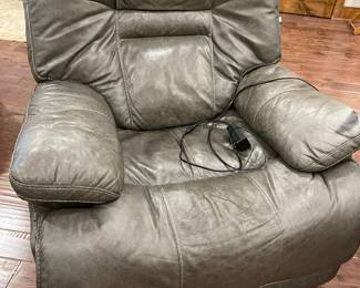 Leather electric reclining  chair