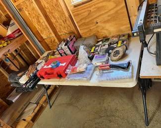 Lots of bolts, screws, nails, and other hardware.