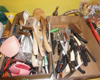 knives, utensils