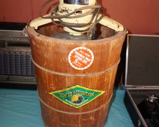 White Mountain ice cream freezer