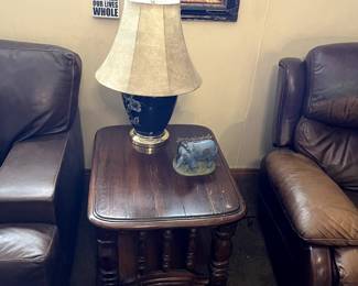 lamp, side table