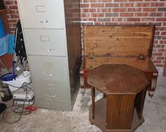 tables, file cabinet