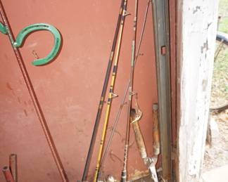 fishing poles