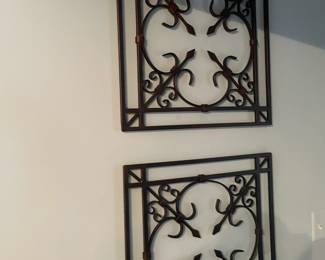 . . . wrought iron accents