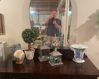 . . .  antique mirrored dresser