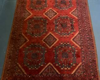 Antique Red Kilim Hand Loomed Area Rug. (4’2” x 6.6”)