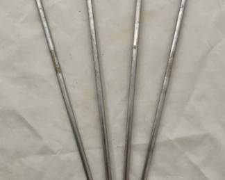 Vintage 10” Steel Skewers with Figural Farm Animal Ends