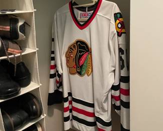. . . NHL Blackhawk jersey