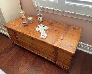 . . . vintage cedar chest 