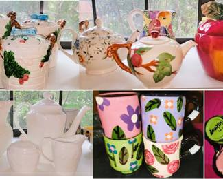 Teapots, tea sets and tea cups