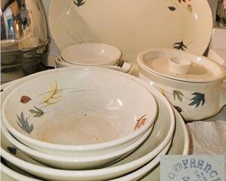 Franciscan stoneware dishes