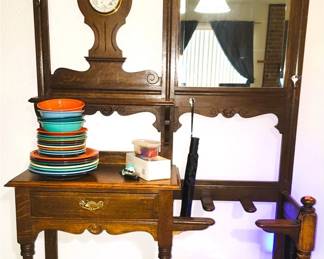Antique Hall tree