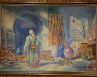 Framed reproduction A Treasurers Orient