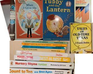 Children's books: Dr. Seuss, Wonder Easy Readers, Bennett Cerf Pop Up Riddle books  plus classics
