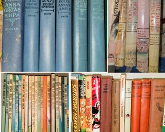Children's classic books from the 60s and 70s. Little House Series, PollyAnna, Sports and Wonder Books 