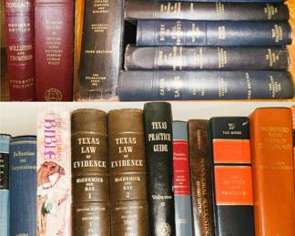 Retro Leather bound Law Books