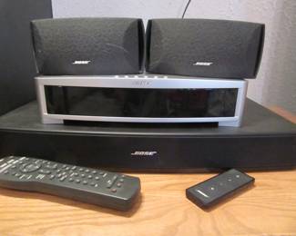 Bose Media center, Mod AV 3 2 1111 also has woofer. NOT tested