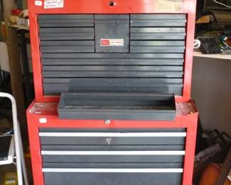 Craftsman multi drawer tool chest. Tools have been removed and will be sold separate.