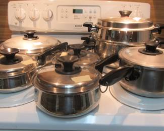 Pots and pans.