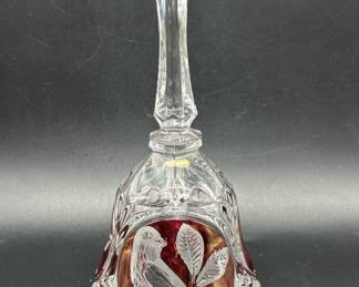 Vtg. The Byrdes by Hofbauer Crystal Bell, Germany