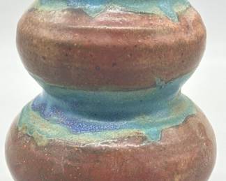 Double Bowl Southwestern Style Pottery Planter