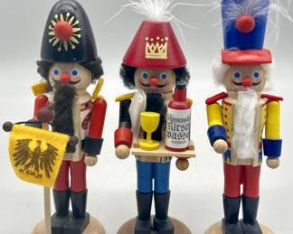 (3) Small German Nutcrackers, 5.5in height