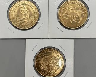 (3) Yellowstone National Park Medals