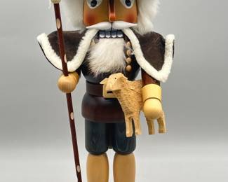 Shepherd Nutcracker from Germany, Marked SN