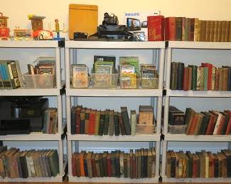 Large Collection Antique Books