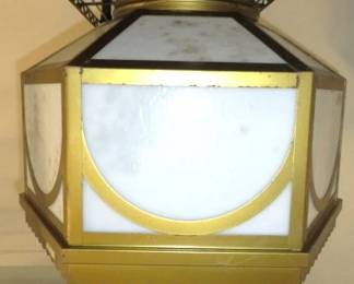 Pair Vintage Large Gothic Church Hanging Pendant Lights