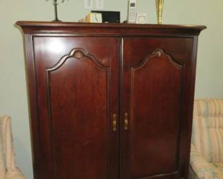 Mahogany TV Armoire 
