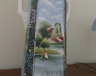 Antique Hand Painted Miyako Nippon Vase