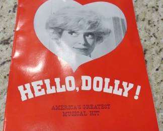 1967 Hello, Dolly Musical Program