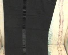Vintage Black Palm Beach Tux Trousers