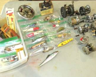Old Fishing Lures & Reels