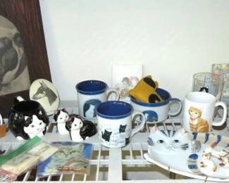 Cat Figurines, Coffee Mugs