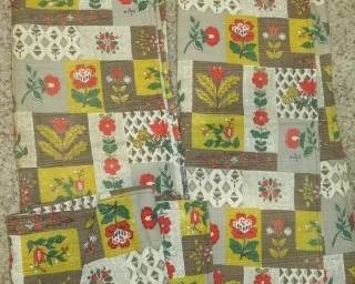 Retro Drapery Panels