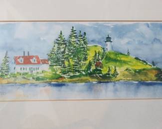 1996 Artist Signed, Watercolor Painting
